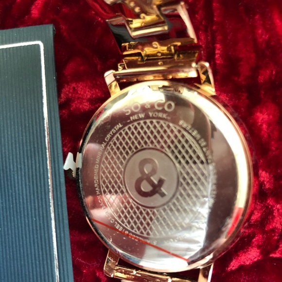 SO&CO Madison Stainless Rose Gold Watch - Picture 5 of 8